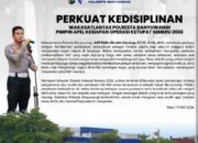 Wakasatlantas Polresta Banyuwangi Tekankan Disiplin Anggota Jelang Operasi Ketupat Semeru 2026