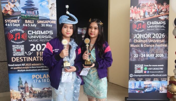 Kakak Beradik Banyuwangi Masuk Tiga Besar Nilai Tertinggi Festival Musik Internasional