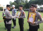 Polres Banyuasin Laksanakan Upacara PTDH Dua Personel sebagai Bentuk Penegakan Disiplin