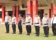 Apel Pagi Polres Banyuasin, Personel Diingatkan Tingkatkan Disiplin dan Pelayanan Masyarakat