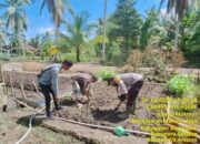 Bhabinkamtibmas Polsek Muara Telang Ajak Warga Desa Panca Mukti Jaga Kamtibmas dan Dukung Program Pekarangan Pangan Bergizi
