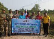 Sinergitas 3 Pilar Bergerak! Polsek Banyuasin II, Kecamatan dan Koramil Gotong Royong Bersama Warga