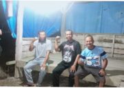 Koramil 430-02 Sungsang Gelar Patroli Siskamling Bersama  Warga Jaga Keamanan Desa Di Malam Hari.