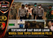 Tertangkap Saat Bakar Lahan, Warga Suak Tapeh Diamankan Polisi