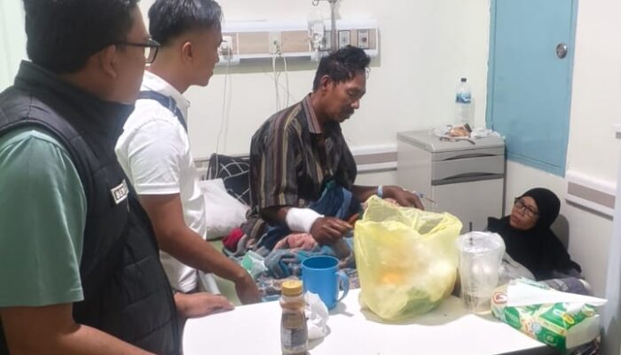 Heboh ,Tangan Warga Tanjung Lago Di Terkam Buaya Saat Menjaring Ikan di Sungai Bungin Sungsan IV