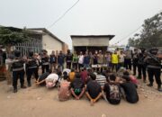 Untuk Kedua Kalinya dalam Sepekan, Polda Sumsel dan Polres Banyuasin Kembali Gelar Penggerebekan Narkoba