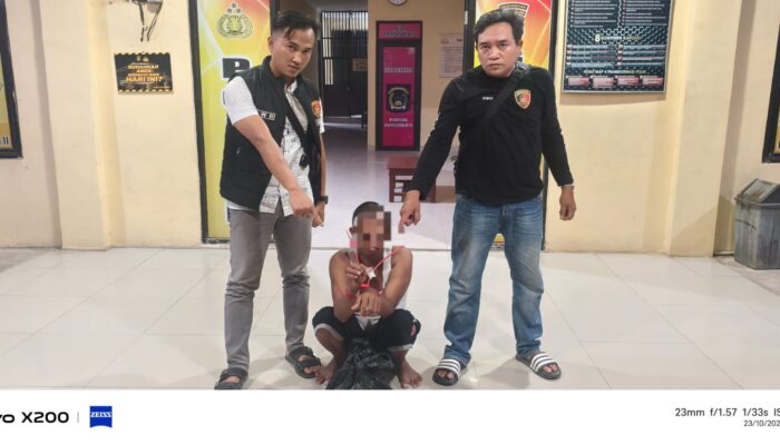 Terduga Bandar Narkoba dikampung  sungsang I di tangkap, Sejumlah Barang Bukti Diamankan