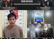 Polsek muara Telang Tangkap Terduga Bandar Narkoba, Sejumlah Barang Bukti Diamankan