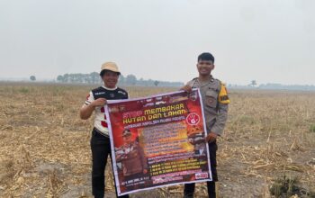 Polsek Muara Padang Gencarkan Patroli dan Sosialisasi Pencegahan Karhutla di Margo Mulyo 16