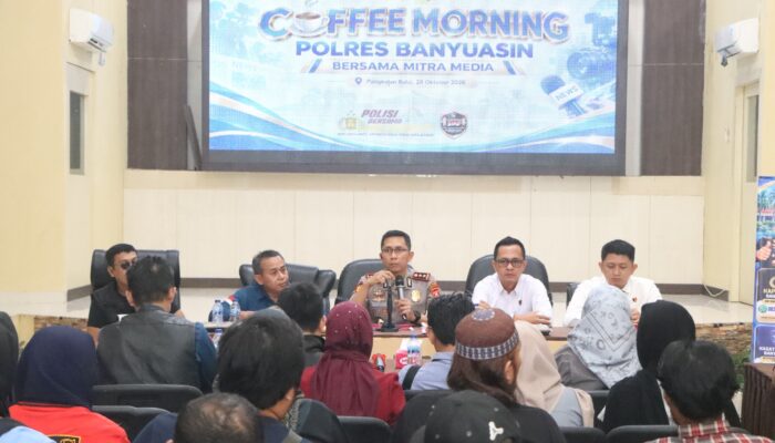 Polres Banyuasin Perkuat Sinergi dengan Media, Tegaskan Komitmen Berantas Narkoba