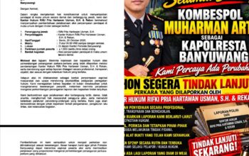 Aksi Damai 26 Oktober Mengarah ke Polresta Banyuwangi, Desakan Transparansi Penanganan Perkara Menguat